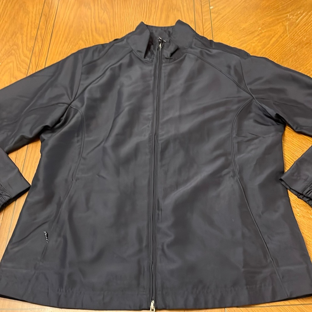 Cutter & Buck WindTec Midnight Navy Blue Jacket Windbreaker Ladies' XL